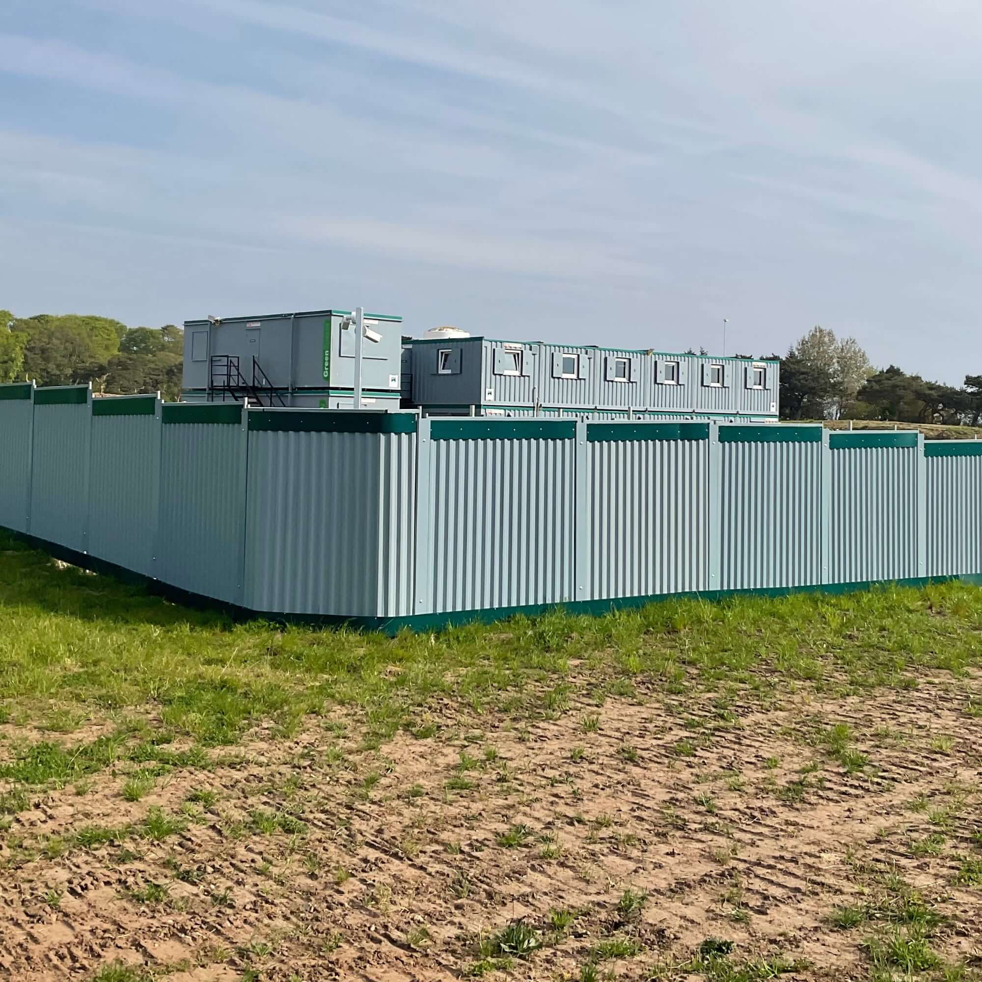 Recyclable 2.0m Steel Hoarding | GreenHoard®